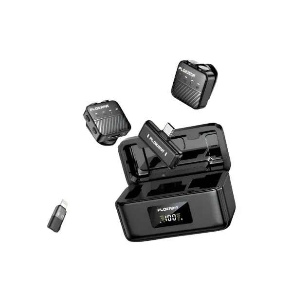 Plokama WM-80 Wireless Lavalier Microphone & Handheld Stick — photo 3