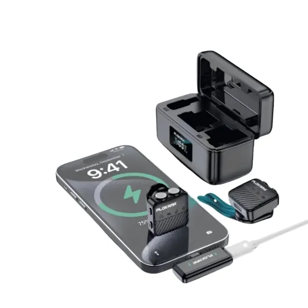 Plokama WM-80 Wireless Lavalier Microphone & Handheld Stick — photo 2