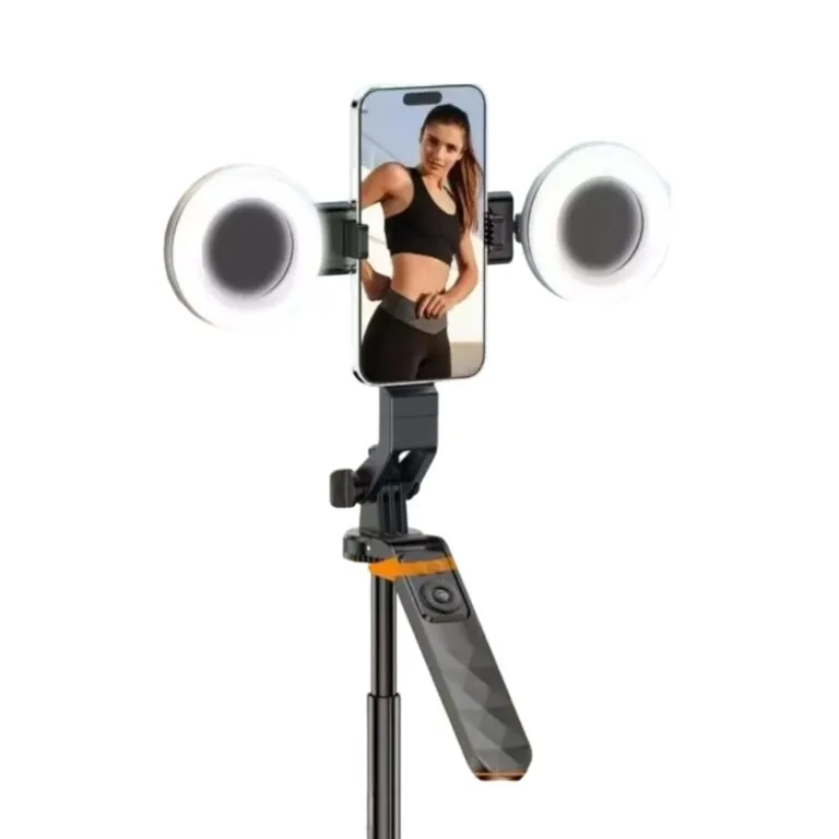Plokama Live-P10 Pro Selfie Stick Tripod With LED Fill light And Bluetooth Remote — photo 2
