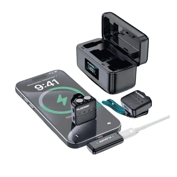 Plokama VM-80 Dual Wireless Lavalier Microphone — photo 2