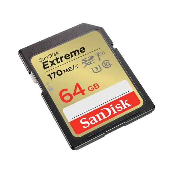 SanDisk SDXC Extreme 64GB 170MB/s UHS-I Memory Card — photo 2