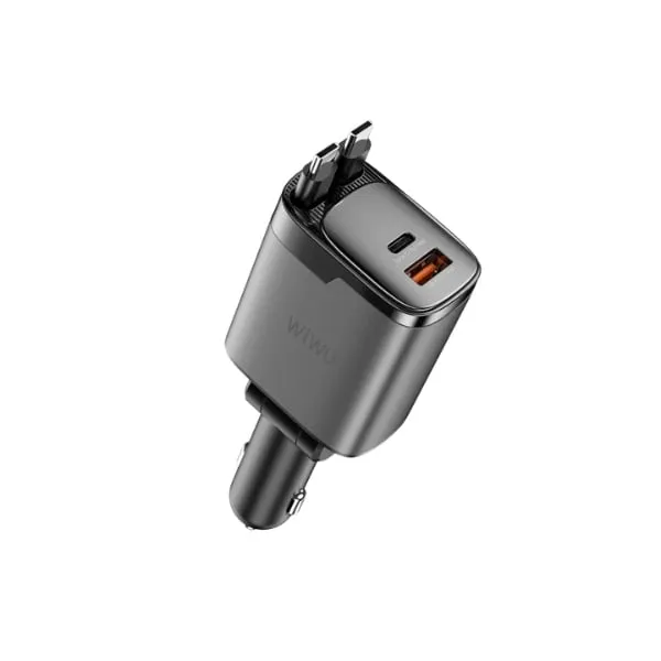 WiWU Wi-CC034 Helix Pro 111W GaN Car Charger