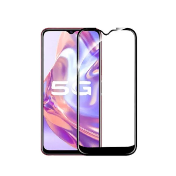 Other / Generic Vivo Y31s 5G Full Glue Tempered Glass Screen Protector