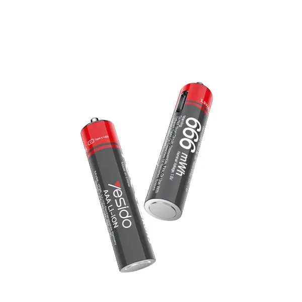 Yesido YP98 4Pcs AAA Rechargeable Batteries — photo 2