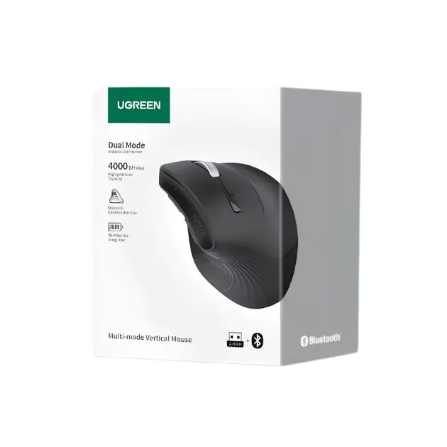 Ugreen MU008 25444 Multi-Mode Vertical Wireless Mouse — photo 4