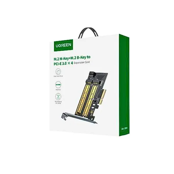 Ugreen 70504 M.2 SATA + NVMe PCIe 3.0 x4 Expansion Card — photo 3