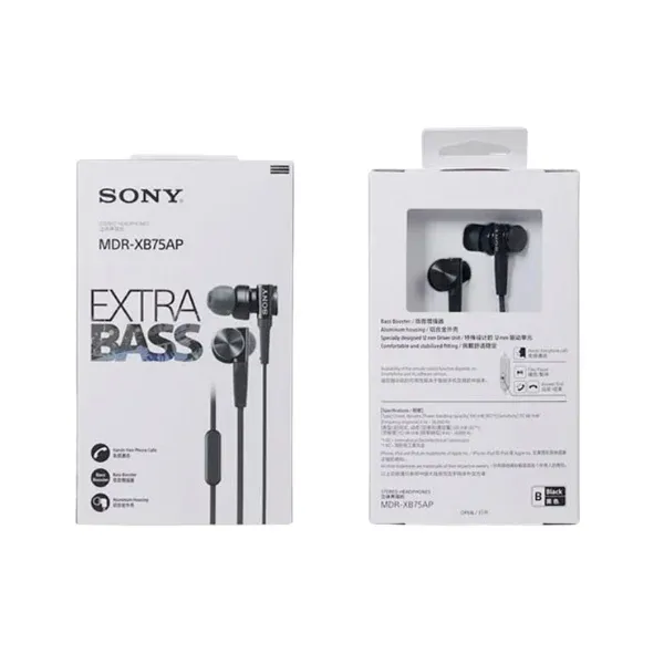 Sony MDR-XB75AP Extra Bass Wired Earphones with Mic — photo 3