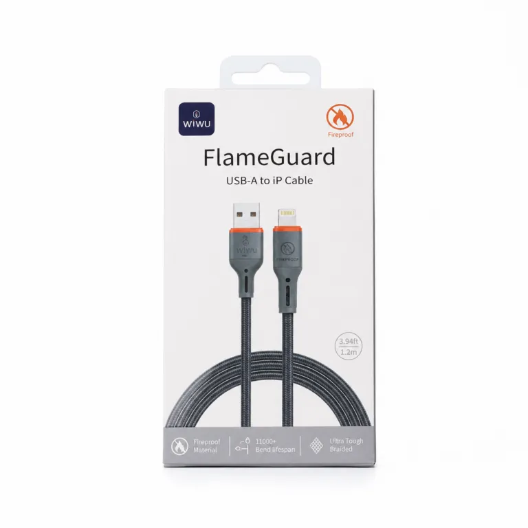 WiWU WI-C095 FlameGuard USB-A to Lightning Cable — photo 3