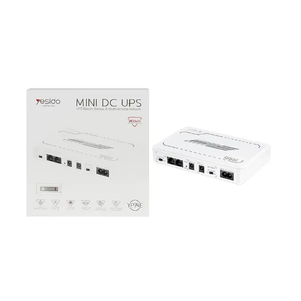 Yesido YP74K Mini DC UPS Battery Backup — photo 5