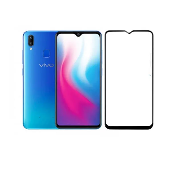 Other / Generic Vivo Y91 Full Glue Tempered Glass Screen Protector