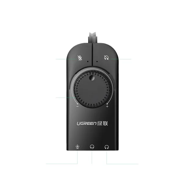 Ugreen USB External Stereo Sound Card – 40964 — photo 3