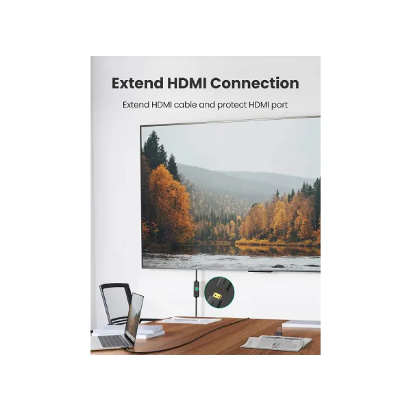 Ugreen (10141) HDMI Cable HDMI Male to Female Extension Cable Support 3D 4K 1080P HDMI Extender (Black,1m) — photo 2