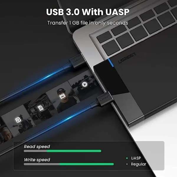 Ugreen 30848 US221 USB 3.0 HDD Enclosure 2.5inch — photo 3