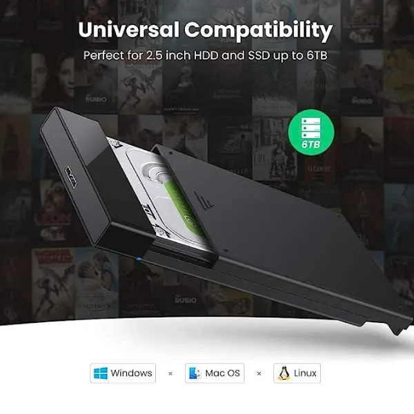 Ugreen 30848 US221 USB 3.0 HDD Enclosure 2.5inch — photo 2
