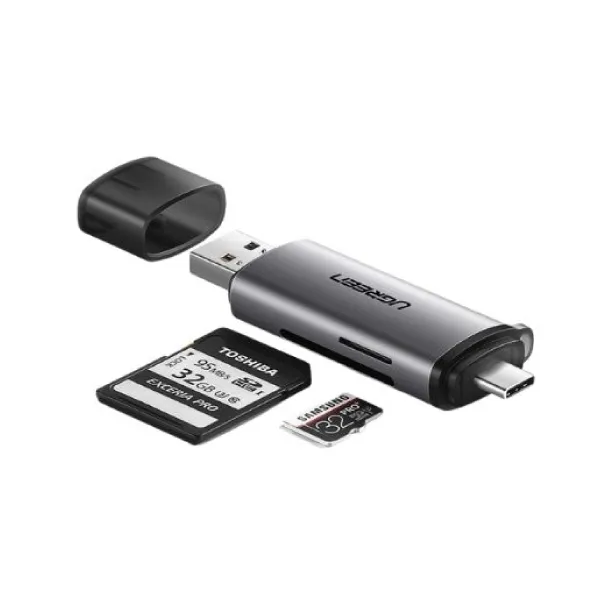 Ugreen 50706 2-in-1 USB 3.0 / USB C Card Reader — photo 2