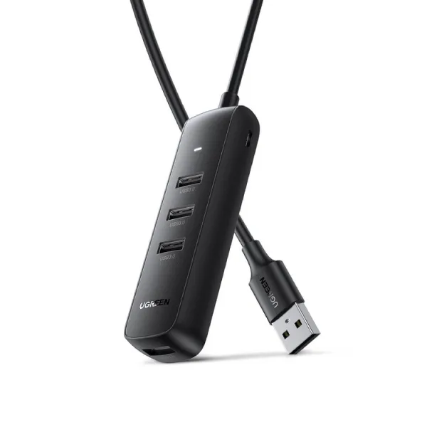 Ugreen 10915 4-in-1 USB HUB – 4x USB Type A 3.0 PD DC 12V — photo 2