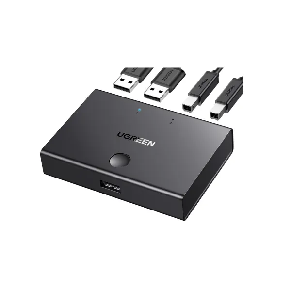 Ugreen 30345 USB 2.0 Sharing Switch 2 In 1 Out — photo 3