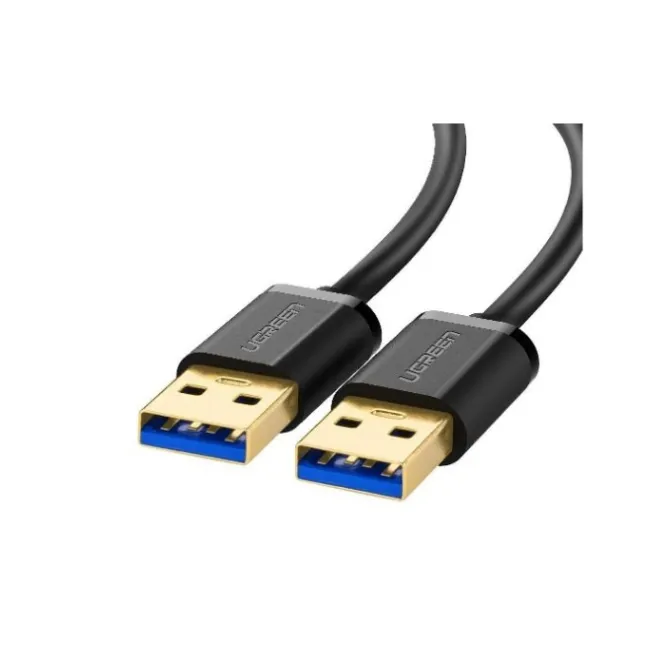 Ugreen 10371 USB-A 3.0 Male To Male Cable 2m Black — photo 2