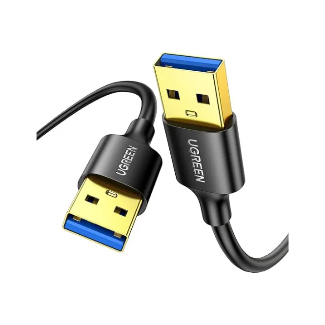Ugreen 10371 USB-A 3.0 Male To Male Cable 2m Black — photo 3