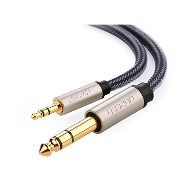 Ugreen 10630 3.5mm To 6.35mm TRS Stereo Audio Cable 5m – Gray — photo 3