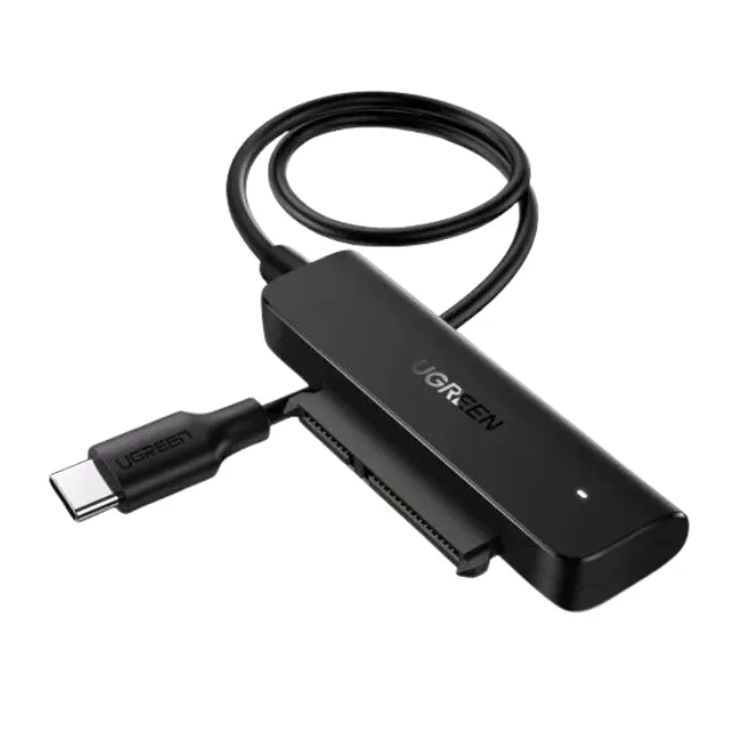Ugreen 70610 Adapter 2.5 ” SATA III 3.0 HDD SSD – USB Type C 3.2 Gen 1 (SuperSpeed USB 5 GBPS)