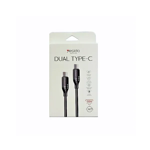 Yesido CA175 C-C 60W Fast Charging Cable 1M — photo 3