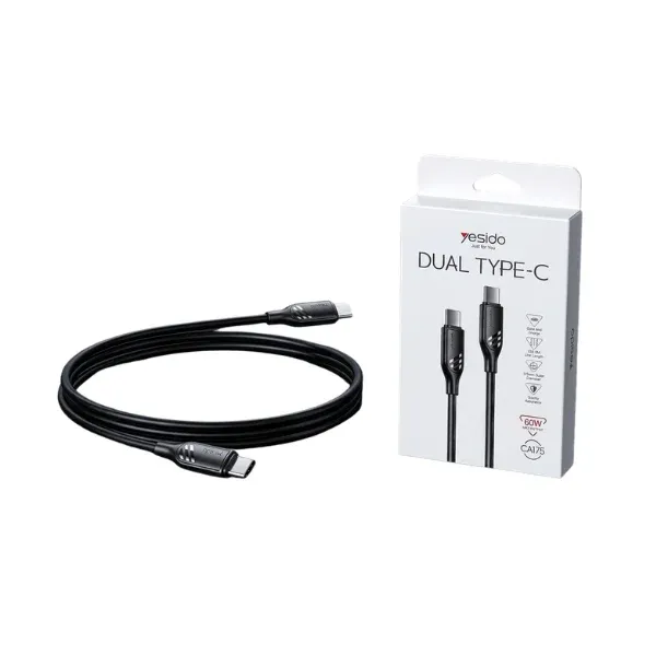 Yesido CA175 C-C 60W Fast Charging Cable 1M — photo 2
