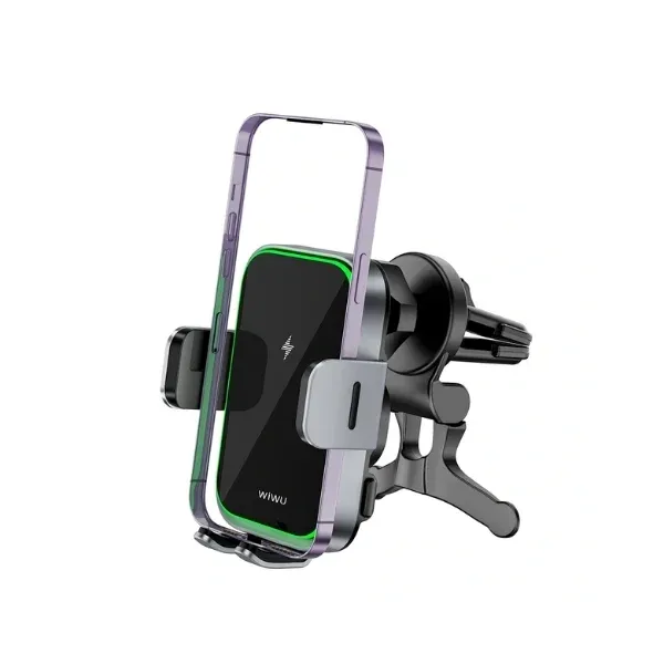 WiWU CH-313 15W Wireless Car Charger and phone holder — photo 3