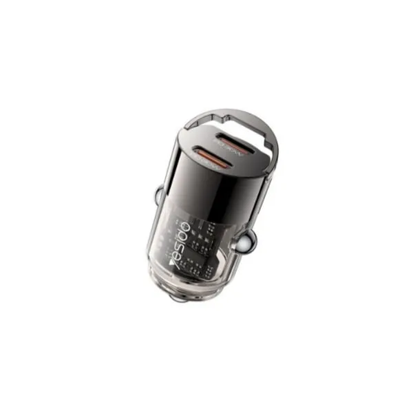 Yesido Y69 Dual USB-C 30W PD Mini Car Charger