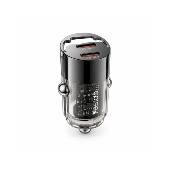 Yesido Y69 Dual USB-C 30W PD Mini Car Charger — photo 2