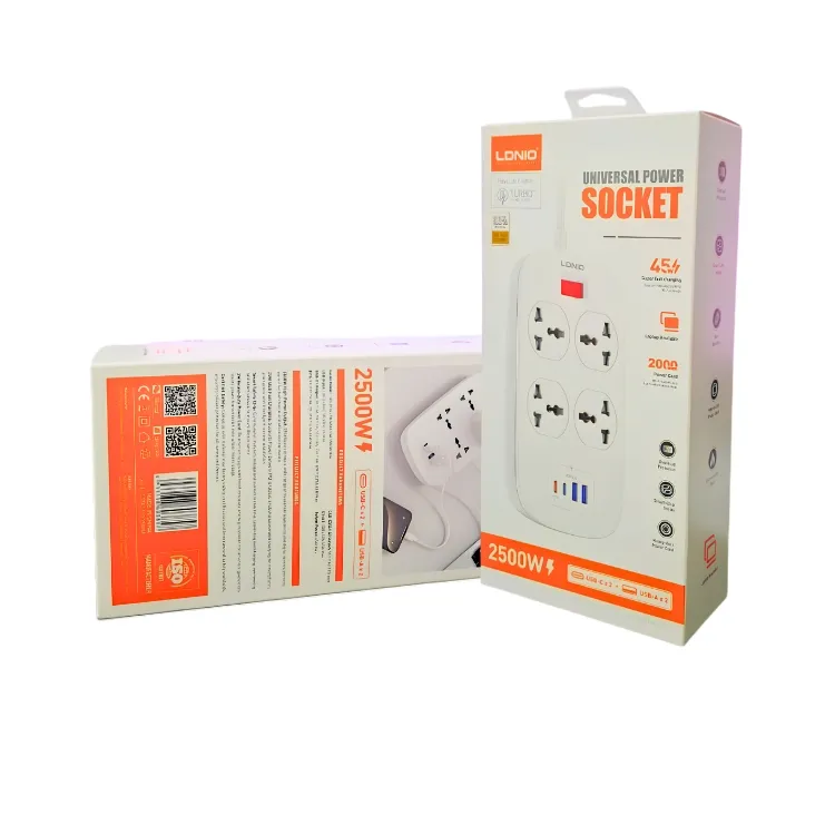 LDNIO SC4407C 2500W Universal Power Socket — photo 3