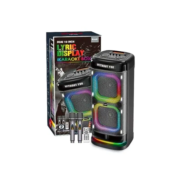 Brodu BTS-2121 160W Dual 10-Inch Karaoke Speaker — photo 3