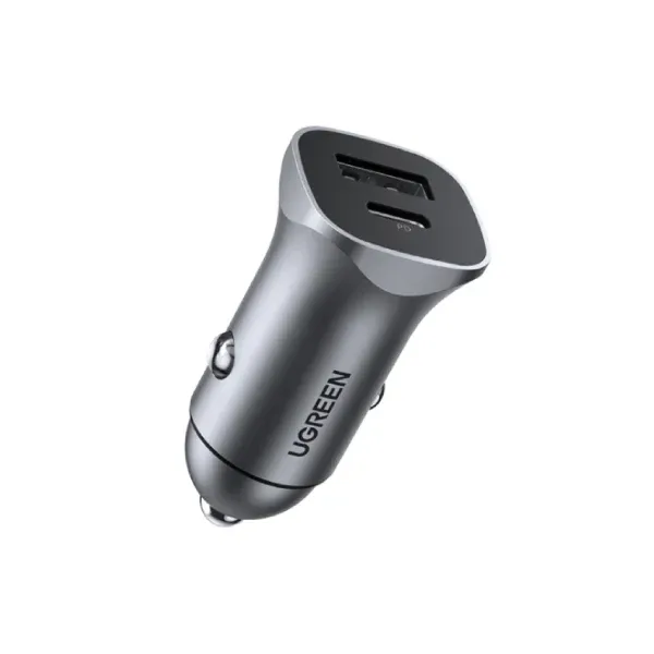 Ugreen Car Charger Two Ports USB Port and PD Port 30W 30780