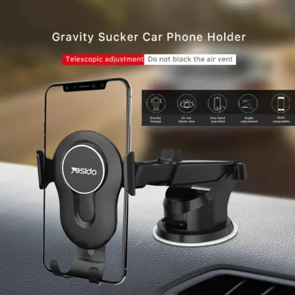 Yesido C44 Sucker Gravity Car Holder — photo 5