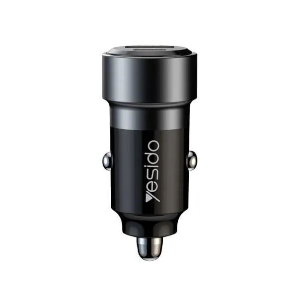 Yesido Y54 With 8 Pin To Type-C/USB-C Line Car Charger