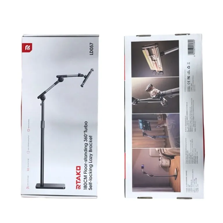 rtako LD-057 180cm Floor Standing 360 Turbo Self Locking Lazy Bracket — photo 5