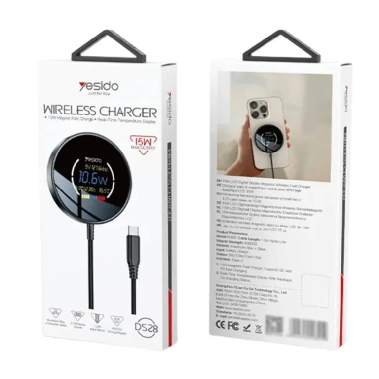 Yesido DS28 15w Wireless Charger — photo 3