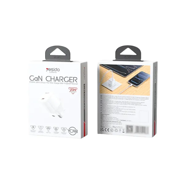 Yesido YC148 20W GaN USB-C PD Fast Charger — photo 3
