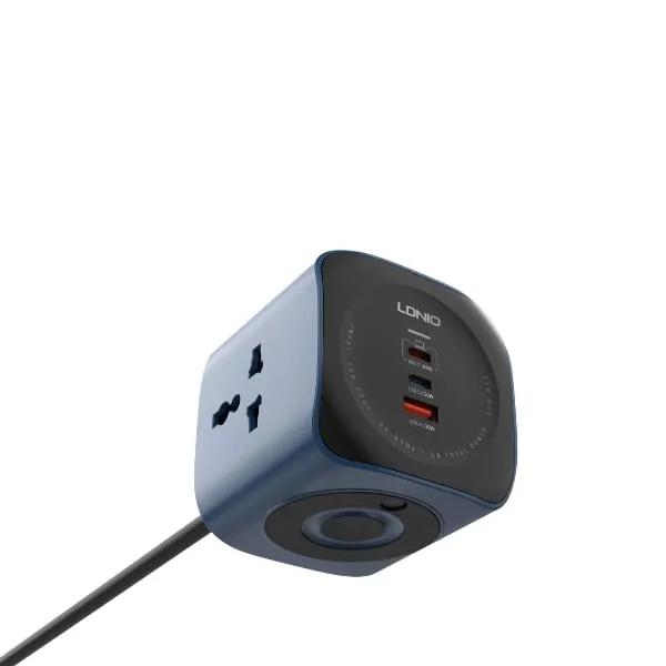 LDNIO SC3319 6-in-1 Power Socket 65W — photo 4