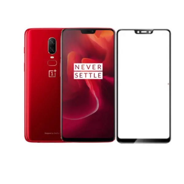 Other / Generic OnePlus 6 Full Glue Tempered Glass Screen Protector