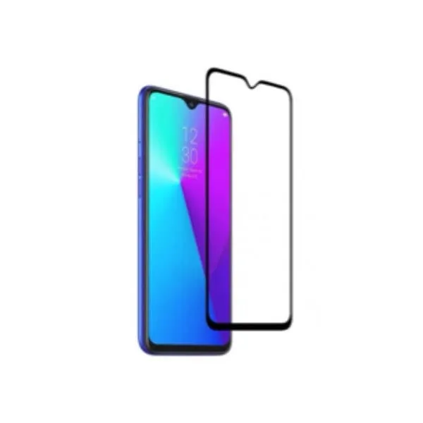 Other / Generic Realme 3i Full Glue Tempered Glass Screen Protector