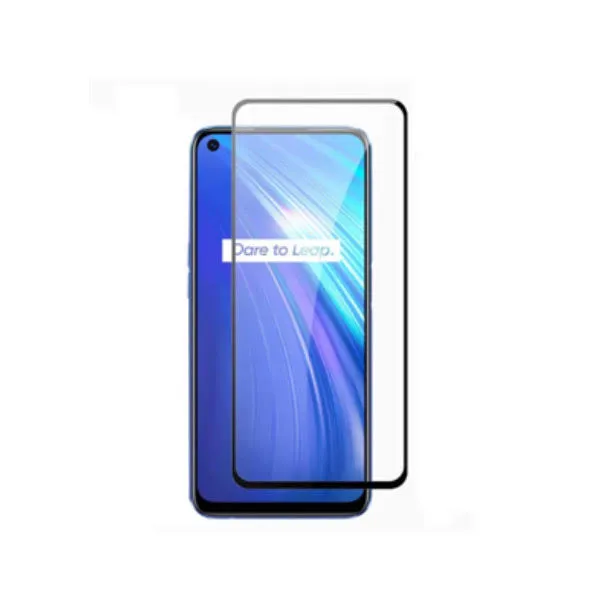 Other / Generic Realme 6 Full Glue Tempered Glass Screen Protector
