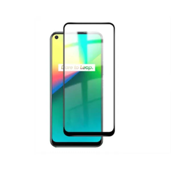 Other / Generic Realme 7i Full Glue Tempered Glass Screen Protector