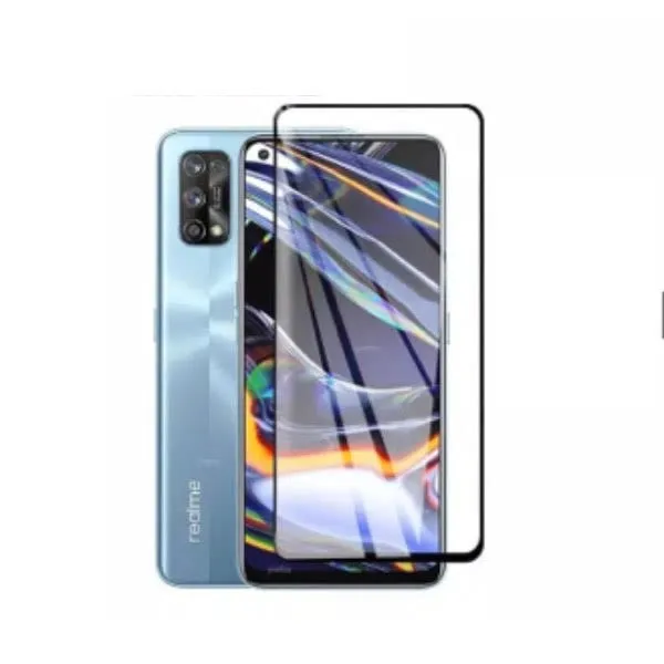 Other / Generic Realme 7 Pro Full Glue Tempered Glass Screen Protector