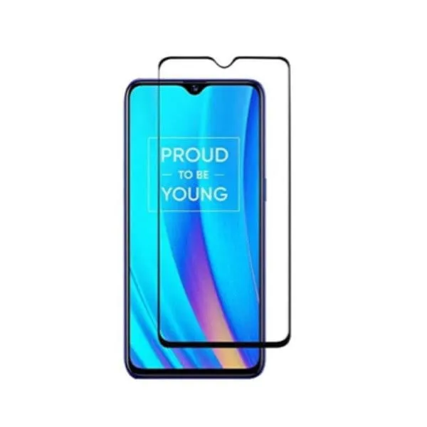 Other / Generic Realme C2 Full Glue Tempered Glass Screen Protector