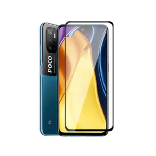 Other / Generic Xiaomi Mi Poco M3 Pro Full Glue Tempered Glass Screen Protector