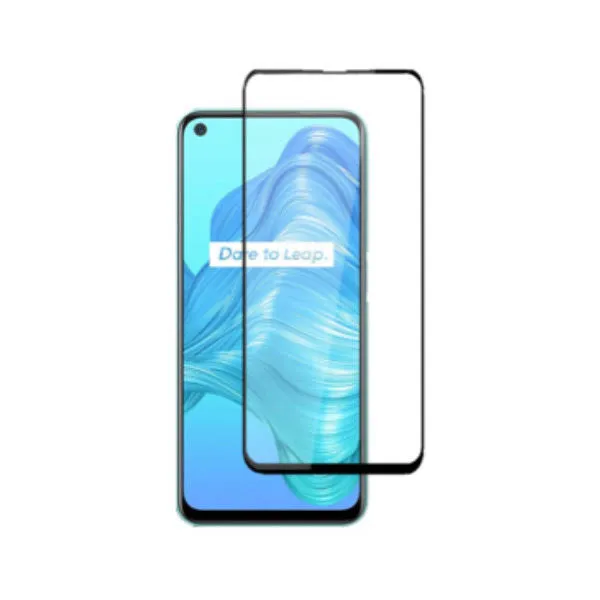 Other / Generic Realme V5 5G Full Glue Tempered Glass Screen Protector