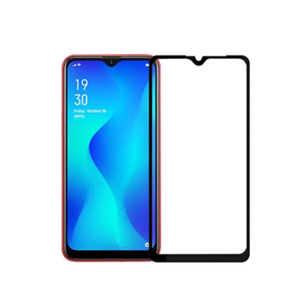 Other / Generic Oppo A1k Full Glue Tempered Glass Screen Protector