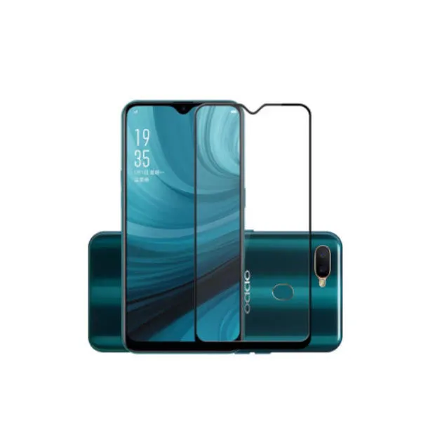 Other / Generic Oppo A7 Full Glue Tempered Glass Screen Protector