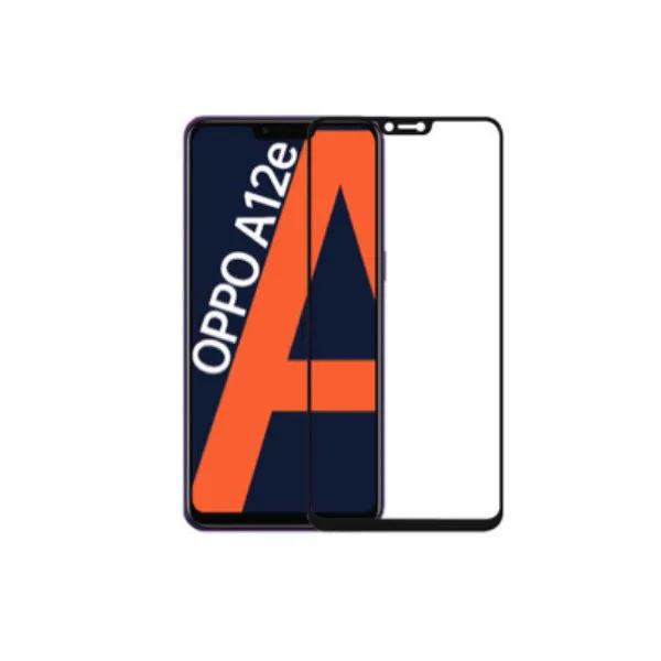 Other / Generic Oppo A12e Full Glue Tempered Glass Screen Protector